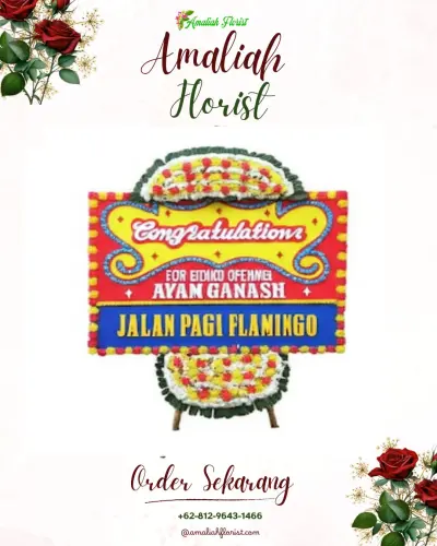 Bunga Papan Congratulation di Kedokansayang